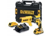 DeWALT DCF620D2K Aku bezuhlíkový skrutkovač na sadrokartón 30Nm XR (2x2,0Ah/18V) Tstak