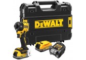 DeWALT DCF870E2T Aku rázový uťahovač PowerStack (1/4"/56Nm/18V/2x1,7Ah) Tstak