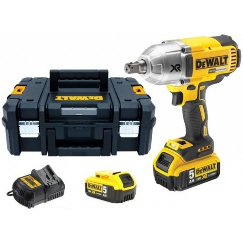 DeWALT DCF899HP2 Aku Rázový skrutkovač 1/2" (950Nm/18V/2x5,0Ah) kufor Tstak