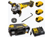 DeWALT DCG405P3 Aku uhlová brúska 125mm XR (18V/3x5,0Ah) kufor Tstak