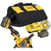 DeWALT DCG4610T2 Aku rezačka 125mm FLEXVOLT 54V (2x6,0Ah/18V)