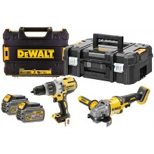 DeWALT DCK2055T2T Aku Sada 18V/54V (DCG414 + DCD996 + 2 x 6,0Ah + DCB118 + 2 x TSTAK II)