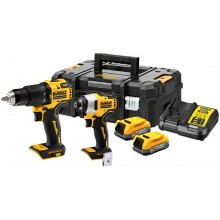 DeWALT DCK2062E2T DCD709 příklepová vrtačka+šroubovák DCF809 (18V/2x1,7Ah Powerstack)