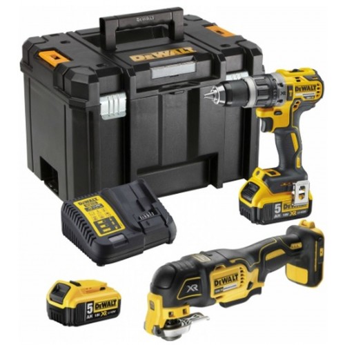 DeWALT Sada Aku náradie príklepová vŕtačka + Uhlová brúska 2x5,0Ah LI-ION DCK209P2 DeWALT Sada Aku náradie príklepová vŕtačka + Uhlová brúska 2x5,0Ah LI-ION DCK209P2