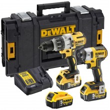 DeWALT DCK276P3 18V Súprava aku náradia XR Li-Ion DCD996 + DCF887 3x 5,0 Ah