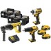 DeWALT DCK372M3T Kombo sada aku náradia 18V 3x 4,0Ah Li-Ion XR, s kufre Tstak II