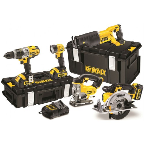 DeWALT Kombo sada aku náradia 18V XR Li-Ion s kufre Tough System DCK592M3 DeWALT Kombo sada aku náradia 18V XR Li-Ion s kufre Tough System DCK592M3