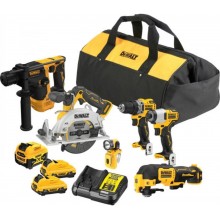 DeWALT DCK611P1D2 Kombo sada (DCD701+DCF801+DCS512+DCH072+DCS353+DCL510+1x5,0Ah+2x2,0Ah)