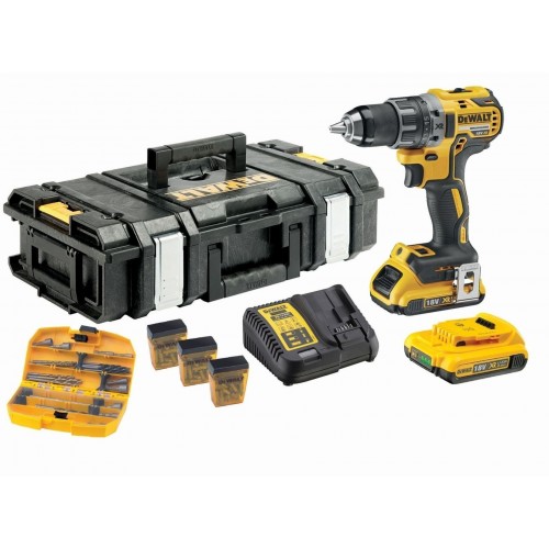 DeWALT DCK791D2KX Sada vŕtačka (18 V/2x2,0Ah) + nabíjačka vrátane príslušenstva