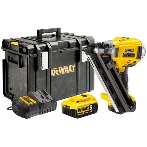 DeWALT DCN692P2K Aku klincovačka 90 mm XR (18 V/2x5,0 Ah) kufor Tough