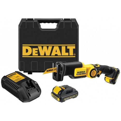 DeWALT DCS310D2 Kompaktná mečová píla 10,8 V, 2,0 Ah XR