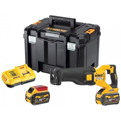 DeWALT DCS389X2 Aku mečová píla XR FlexVolt (54V/2x9,0 Ah) Tstak box