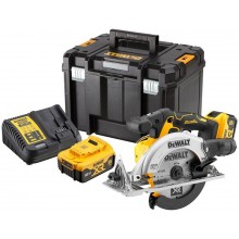 DeWALT DCS565P2 Aku kotúčová píla 165mm XR (18V/2x5,0 Ah) kufor Tstak