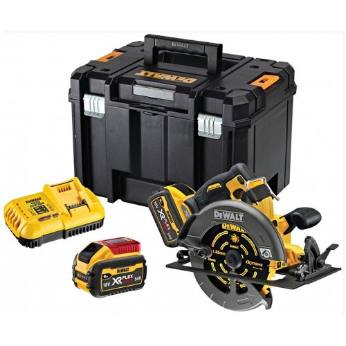 DeWALT DCS578X2 Aku kotúčová píla XR (190mm/54V/2x3,0Ah) box Tstak