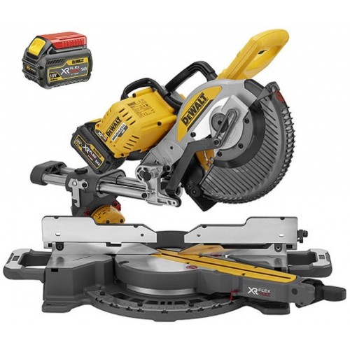 DeWALT DCS727T2 Aku pokosová píla XR FlexVolt (250mm/54V/2x6,0Ah)