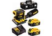 DeWALT DCW200P2 Aku vibračná brúska XR (18V/2x5,0Ah) kufor Tstak