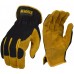 DeWALT DPG216L Rukavice Performance zosilnená dlaň a konce prstov z hovädzej kože