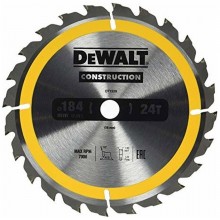 DeWALT DT1939 Pílový kotúč Construction 184 x 16 mm, 24 zubov, ATB 16°