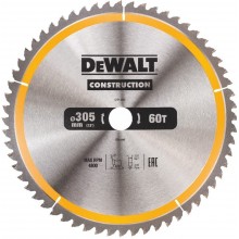 DeWALT DT1960 Pílový kotúč 305 x 30 mm na drevo, 60 zubov, TCG -5 °