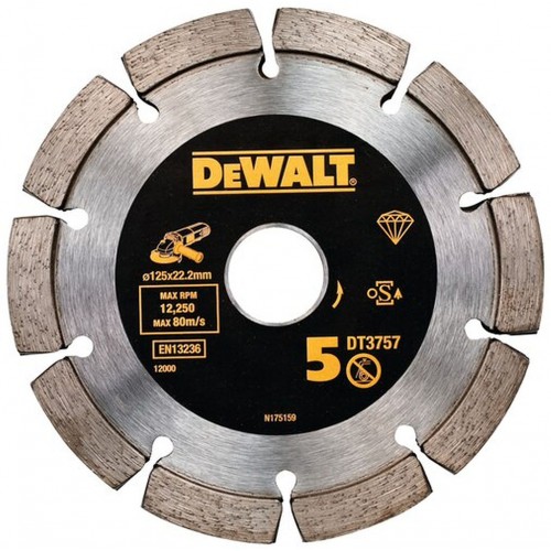 DeWALT DT3757 Diamantový rezný kotúč na škáry, 125 x 22,2 mm DeWALT DT3757 Diamantový rezný kotúč na škáry, 125 x 22,2 mm