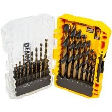 DeWALT DT70729 Sada vrtákov do kovu, 23-dielna, Black & Gold