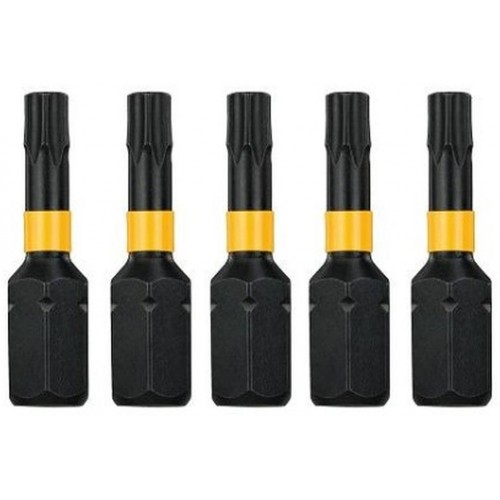 DeWALT sada bitov EXTREME TORSION T 20, 25 mm, 5 ks DT7381T