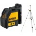 DeWALT DW088KTRI Laserový kríž červený so statívom