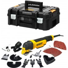 DeWALT DWE315KT Multitool Oscilačná brúska 300Wa sada príslušenstva v TSTAK-Box II