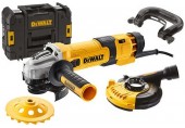 DeWALT DWE4257KT Uhlová brúska s reguláciou otáčok, na betón (1500W/125mm)