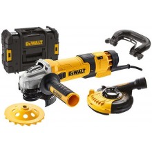 DeWALT DWE4257KT Uhlová brúska s reguláciou otáčok, na betón (1500W/125mm)