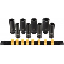 DeWALT 8-dielna sada 1/2" hlbokých rázových hlavíc DWMT86090