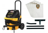 DeWALT DWV905MKIT Priemyselný mokro-suchý vysávač, trieda M, 38 l