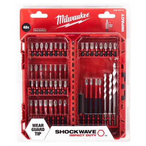 Milwaukee súprava bitov Shockwave (48ks) 4932492005