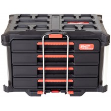 Milwaukee PACKOUT box na náradie so 4 zásuvkami 4932493189