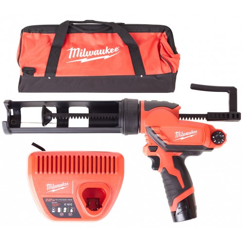 Milwaukee M12 PCG 310C-201B Kompaktná vytlačovacia pištoľ (310ml/12V/1x2,0Ah) 4933441655