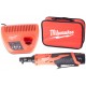 Milwaukee M12 IR-201B Aku račňový uťahovák (1/4"/12V/1x2,0Ah) Taška 4933441725