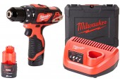 Milwaukee M12 BPD-202C Aku príklepová vŕtačka (12V/2x2,0Ah) 4933441940