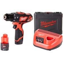 Milwaukee M12 BPD-202C Aku príklepová vŕtačka (12V/2x2,0Ah) 4933441940