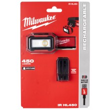 Milwaukee IR HL450 Aku čelovka 4933478587