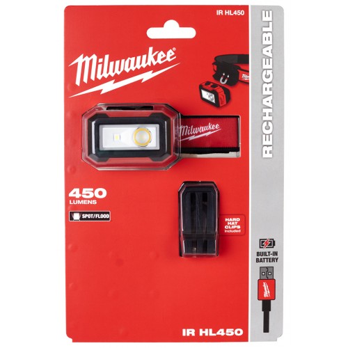 Milwaukee IR HL450 Aku čelovka 4933478587