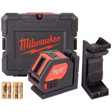Milwaukee CLL-C Zelený krížový laser na alkalické batérie, kufor 4933478753