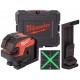 Milwaukee M12 CLL4P-0C Krížový líniový laser so 4 bodmi, bez aku, kufor 4933479202