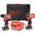 Milwaukee M12 FUEL Štartovacia sada M12FPP2X2-402X: M12 FPD2-0 + FCIWF12G3 (2x4,0Ah)