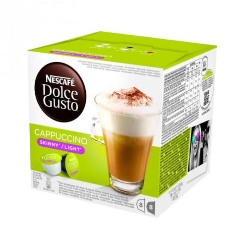 Kapsule NESCAFÉ CAPPUCCINO SKINNY LIGHT 16 ks k Dolce Gusto