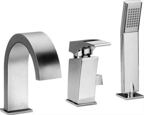 FONTE DOMINO batérie na okraj vane, chróm DOM040CR