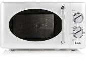 DOMO Mikrovlnná rúra retro 900W, biela DO3125