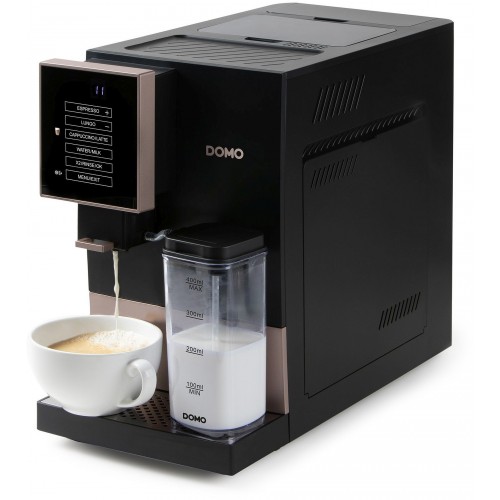 DOMO Automatický espresso kávovar 1350 W, čierno-bronzový DO743K