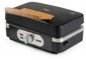 DOMO Sendvičovač - Gril - Vaflovač - 3v1, (1100W), čierny DO9278C