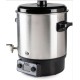 DOMO Zavárací hrniec, nerez s LCD - 2 otvory - nerezový kohút (27 l / 2000W) DO42329PC