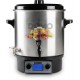 DOMO Zavárací hrniec, nerez s LCD - 2 otvory - nerezový kohút (27 l / 2000W) DO42329PC
